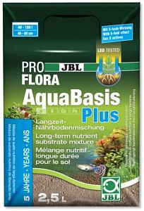 Питательный грунт JBL AquaBasis plus для растений в пресном аквариуме, 2,5 л на 40−120 л
