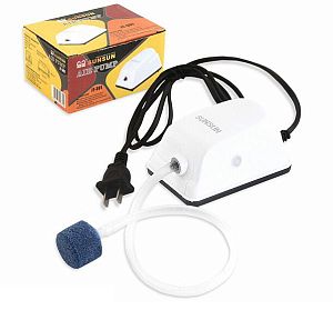 Компрессор диафрагмовый SunSun JT-303&nbsp;регулируемый, 4&nbsp;Вт, 2&times;2&nbsp;л/мин