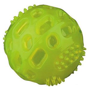 Игрушка-мяч TRIXIE светящийся, силикон, цвета в ассортименте, D 6,5
