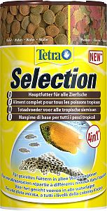 Корм для рыб Tetra Selection для всех видов рыб, смесь, 250 мл
