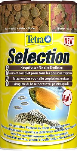 Корм для рыб Tetra Selection  для всех видов рыб, смесь, 250 мл