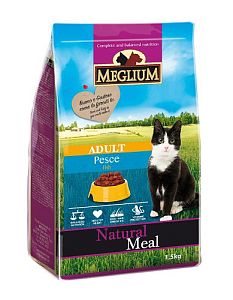 Корм MEGLIUM ADULT для кошек с чувствительным пищеварением, рыба
