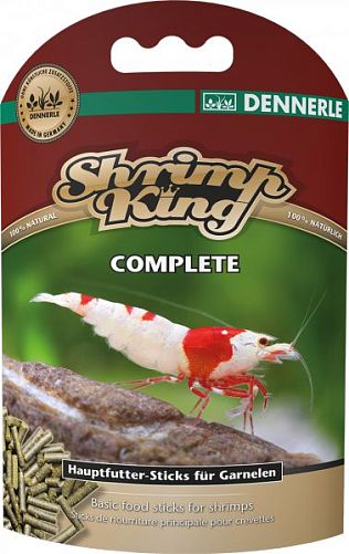 Dennerle Shrimp King Complete основной корм премиум-класса для креветок, палочки 45 г