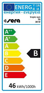 Sera Лампа Т8 TROPIC SUN Royal, 38 Вт, 105 см