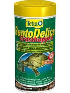 Корм Tetra ReptoDelica Grasshoppers для черепах, деликатес из кузнечиков, 250 мл