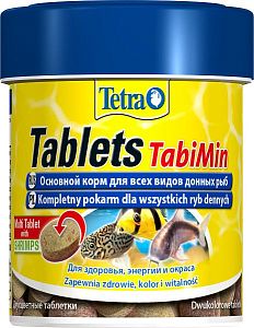 Корм Tetra Tablets TabiMin для сомов и донных рыб, 120 таб.