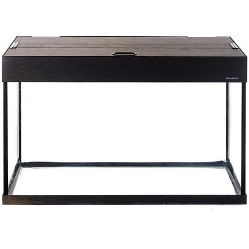 Аквариум LUX П150 прямой, с крышкой и светильником Т8 2х25 Вт, венге, 150 л