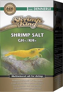 Добавка Dennerle Shrimp King SHRIMP KING SHRIMP SALT GH+/KH+ для повышении жесткости в аквариумах с креветками, 200 г