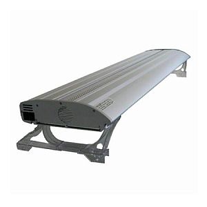 Светильник Hailea с лампами T8 TROPICAL RED 2×36 Вт, серебряный, 1200х185×60 мм