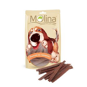 Лакомство Molina «Нарезка из говядины» для собак, 80 г