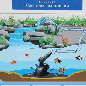 Помпа прудовая Hailea H-20000, керамический вал, 318 Вт, 19 100 л/ч