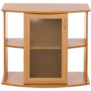 Тумба под аквариум LUX 170&nbsp;л, фигурная, с&nbsp;1&nbsp;тонированной стеклянной дверцей+МДФ,&nbsp;дуб