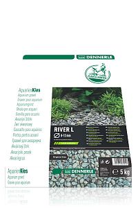 Dennerle Nature Gravel PlantaHunter River L натуральный гравий для аквариума, фракция 8−12 мм, 5 кг