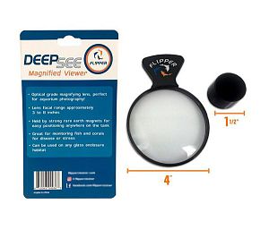 Оптическая линза Flipper DEEPSEE MAGNIFIED MAGNETIC AQUARIUM VIEWER 4» для съемки кораллов