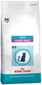 Диета Royal Canin VetCN SKIN YOUNG MALE для молодых кастрированных котов с повышенной чувствительностью кожи