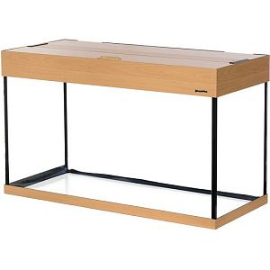 Аквариум LUX П120&nbsp;прямой, с&nbsp;крышкой и&nbsp;светильником Т8 2&times;18&nbsp;Вт, бук, 120&nbsp;л
