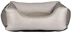 Лежак-кровать TRIXIE Aiko, 90×90 см, светло-серый, серый