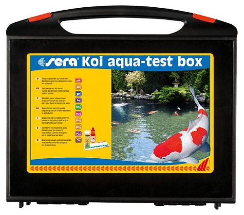 Набор тестов для воды Sera KOI AQUA-TEST-BOX в чемоданчике