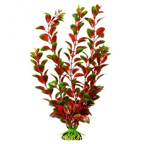 Пластиковое растение Barbus Людвигия красная 10 см