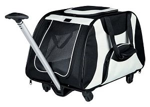 Транспортная сумка TRIXIE, 34х43×67 см, черный, серый