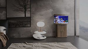 Аквариум Псевдоморе с тумбой STELLEX AQUA 100, 100 л, 71х36×126 см