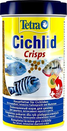 TetraCichlid Pro Crisps корм для всех видов цихлид, чипсы 500 мл