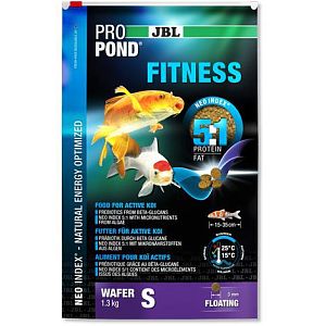 Корм JBL ProPond Fitness S для активных мелких карпов кои, чипсы 1,3 кг  (3 л)