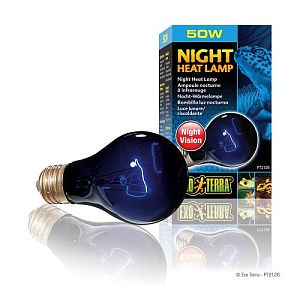 Exo Terra NIGHT HEAT LAMP A19 Moonlight лампа лунного света для террариума, 50 Вт