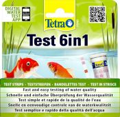 TetraPond Quick Test 6in1 набор экспресс-полосок для быстрой проверки показателей качества воды от интернет-магазина STELLEX AQUA