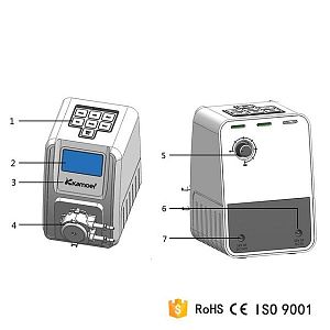Дозирующая помпа 1 канальная Kamoer KSP-F01A перистальтический насос