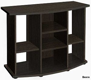 Подставка без дверок Biodesign ПАНОРАМА 180&nbsp;чёрная шагрень, влагостойкая плита ЛДСП 16/22&nbsp;мм, 101х41&times;74&nbsp;см