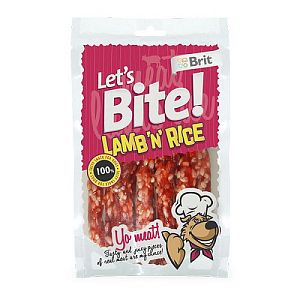 Лакомство Brit Let's Bite Lamb n´Rice «Ягненок и рис» для собак, 105 г