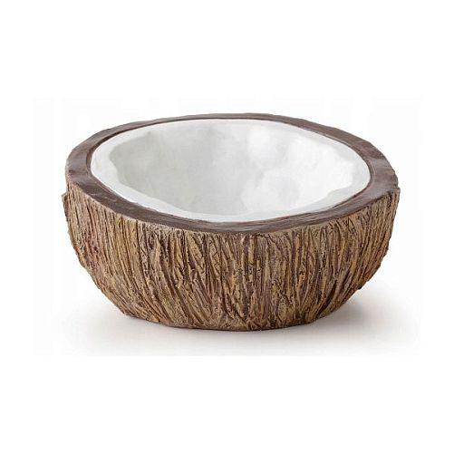 Поилка кокос Exo Terra Coconut Water dish для рептилий, 12х14х6 см