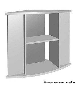 Подставка без дверок Biodesign ДИАРАМА 150 черная шагрень, влагостойкая плита ЛДСП 16 мм, 63х63×74 см