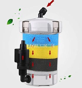 Вкладыш к фильтрам SunSun HW-603, губка черная, мелкая 30 ppi, 13х13×4 см