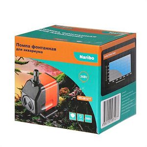 Помпа погружная Naribo 26&nbsp;Вт,1200&nbsp;л/ч, высота подъема 2&nbsp;м