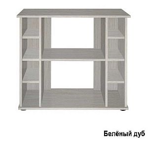 Подставка без дверок Biodesign ALTUM 135/CRYSTAL 145 чёрная шагрень, влагостойкая плита ЛДСП 16/22 мм, 81х38×79 см