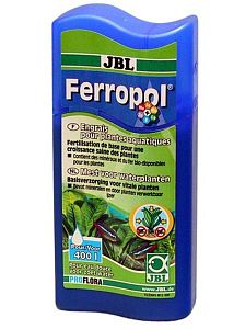 Базовое удобрение JBL ProFlora Ferropol растений в пресном аквариуме, 100 мл на 400 л