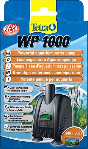 Помпа Tetra WP 1000 для аквариумной воды, 1000 л/ч