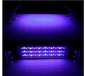 Светильник LED SunSun для морского аквариума 780&minus;950&nbsp;мм, анодированный алюминий, 45&nbsp;Вт