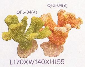 Aqua-Pro «REPLICA LIVE CORAL» коралл пластиковый, L170 x W140 x H155 мм, арт. QFS-04A