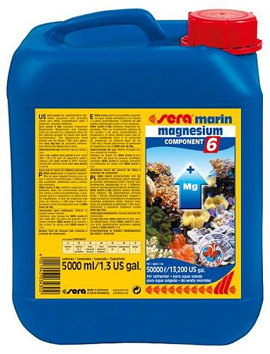 Sera marin COMPONENT 6 magnesium магниевый комплекс для морских аквариумов, 5 л