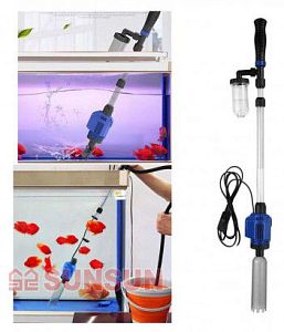 Сифон с электронасосом SUNSUN, 16 Вт, 800 л/ч, с сетевым шнуром