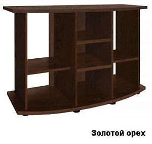 Подставка без дверок Biodesign ПАНОРАМА 280 чёрная шагрень, влагостойкая плита ЛДСП 16/22 мм, 116х51×74 см