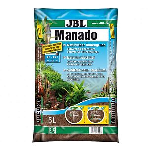 JBL Manado питательный грунт, улучшающий качество воды и стимулирующий рост растений, красно-коричневый, 5 л