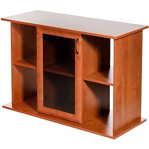 Тумба под аквариум LUX 200&nbsp;л, прямая, ДСП с&nbsp;1&nbsp;тонированной стеклянной дверцей МДФ, груша