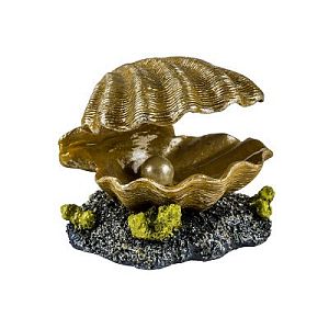 Декорация с GLO-эффектом GLOFISH «Раковина-жемчужница», 10х8×9 см