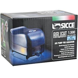 Компрессор аквариумный SICCE AIRlight 1500 одноканальный, 90 л/ч, 50х95хh57 мм