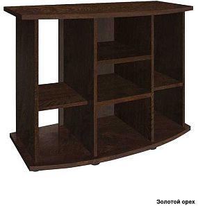 Подставка без дверок Biodesign ПАНОРАМА 240 чёрная шагрень, влагостойкая плита ЛДСП 16/22 мм, 101х46×74 см