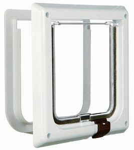 Дверца TRIXIE для кошки, 14,7×15,8 см, белая